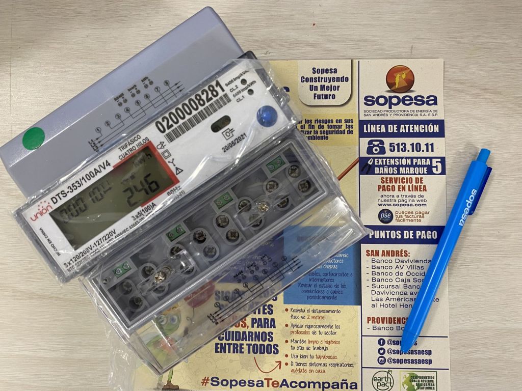 MEDIDOR Y FACTURA DE SOPESA